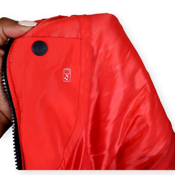 Calvin Klein Performance Red Quilted Puffer Vest Size L - Picture 6 of 11